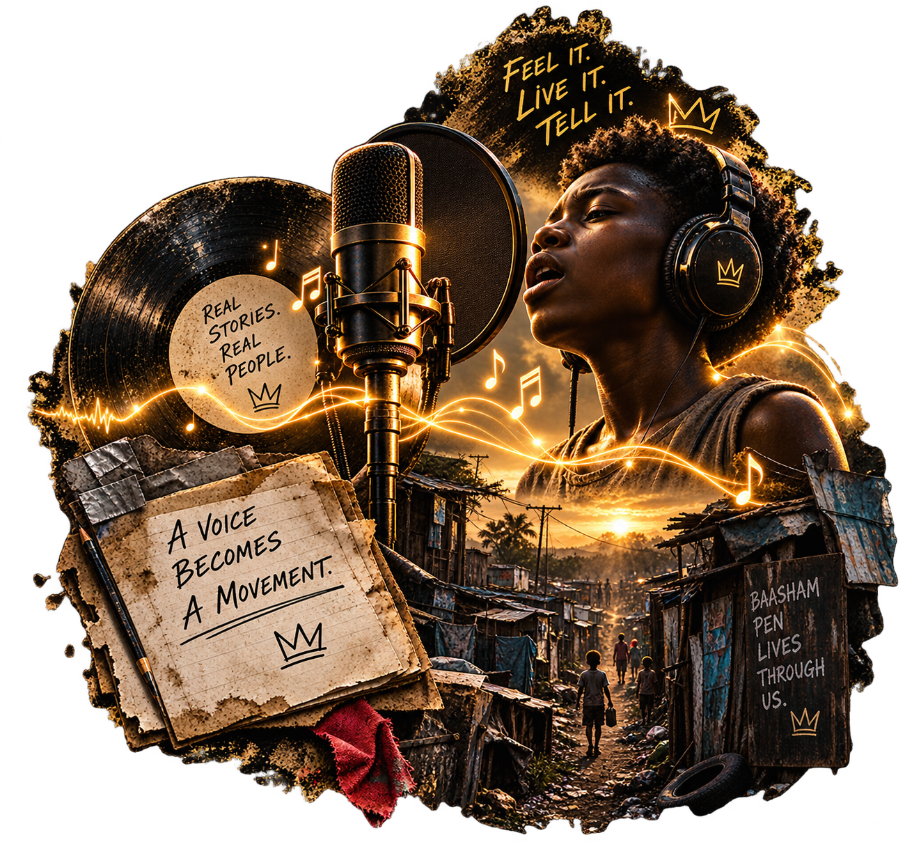 Golden voices in motion